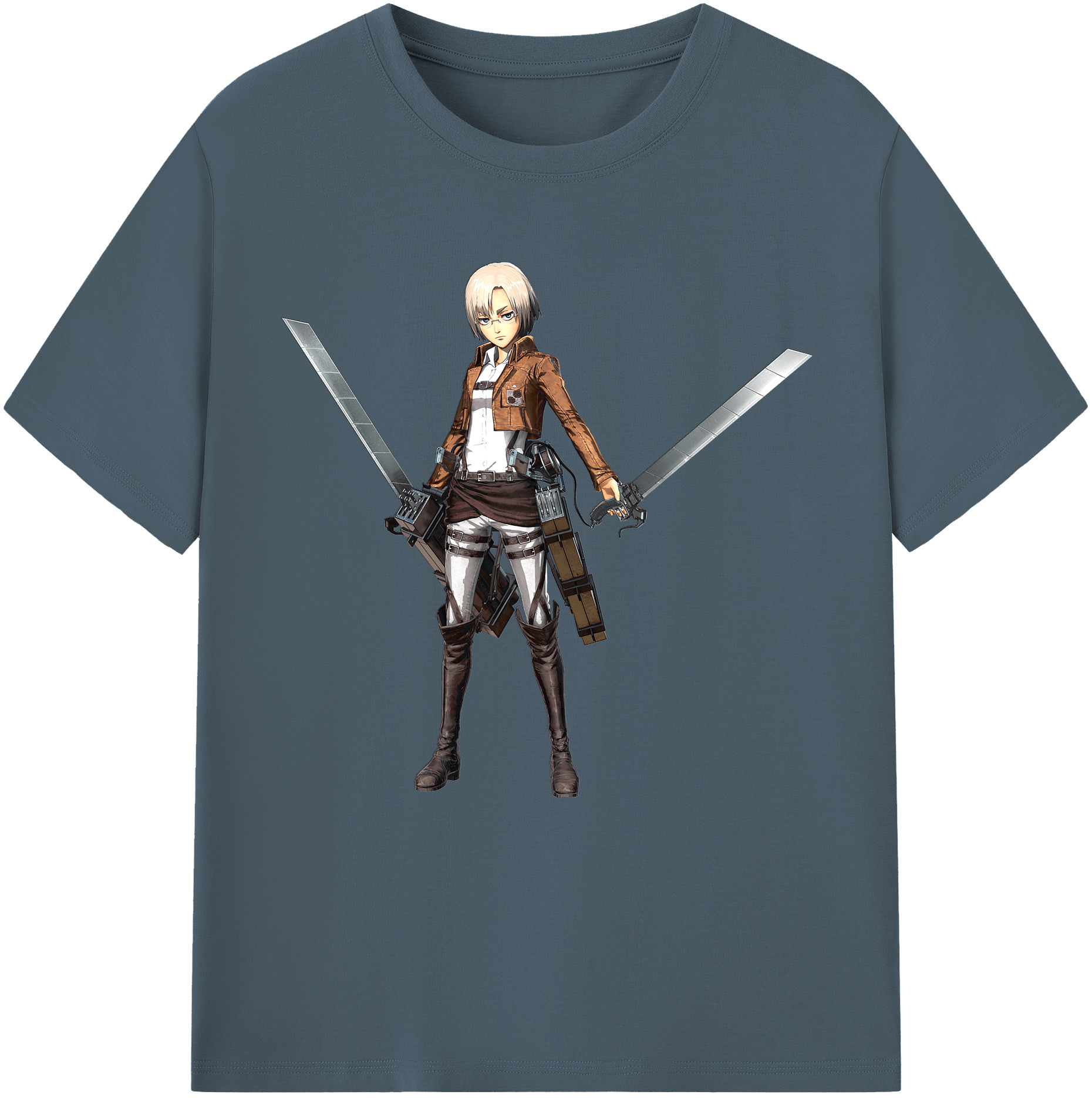 （画像用）  綿100％半袖Tシャツ（フロントプリント）